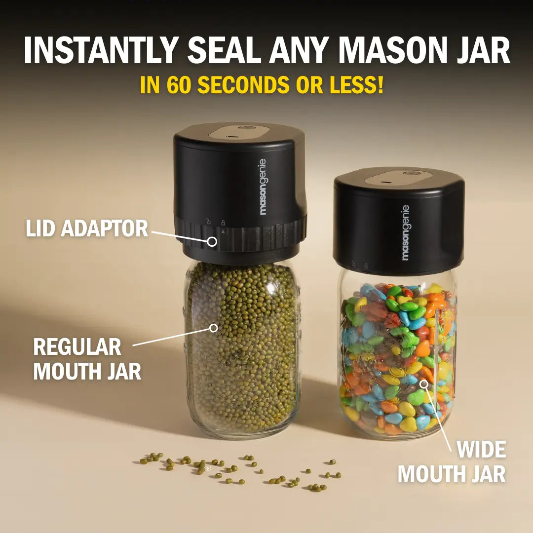 FreshLock Jar™ | Kit de sellado al vacío para tarros