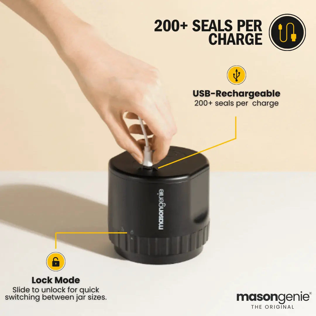 FreshLock Jar™ | Kit de sellado al vacío para tarros